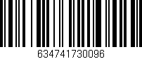 Código de barras (EAN, GTIN, SKU, ISBN): '634741730096'
