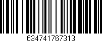 Código de barras (EAN, GTIN, SKU, ISBN): '634741767313'