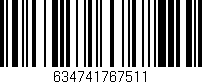 Código de barras (EAN, GTIN, SKU, ISBN): '634741767511'