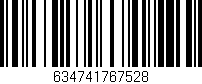Código de barras (EAN, GTIN, SKU, ISBN): '634741767528'
