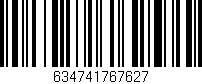 Código de barras (EAN, GTIN, SKU, ISBN): '634741767627'