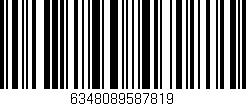 Código de barras (EAN, GTIN, SKU, ISBN): '6348089587819'