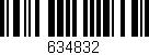 Código de barras (EAN, GTIN, SKU, ISBN): '634832'