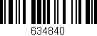 Código de barras (EAN, GTIN, SKU, ISBN): '634840'