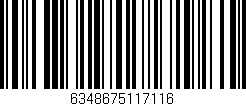 Código de barras (EAN, GTIN, SKU, ISBN): '6348675117116'
