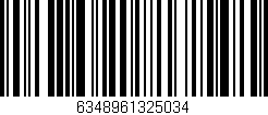 Código de barras (EAN, GTIN, SKU, ISBN): '6348961325034'