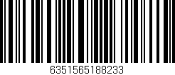 Código de barras (EAN, GTIN, SKU, ISBN): '6351565188233'