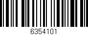 Código de barras (EAN, GTIN, SKU, ISBN): '6354101'