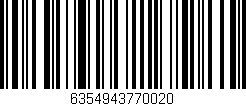 Código de barras (EAN, GTIN, SKU, ISBN): '6354943770020'