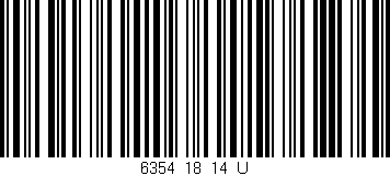 Código de barras (EAN, GTIN, SKU, ISBN): '6354_18_14_U'