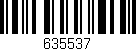 Código de barras (EAN, GTIN, SKU, ISBN): '635537'