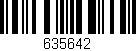 Código de barras (EAN, GTIN, SKU, ISBN): '635642'