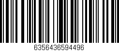 Código de barras (EAN, GTIN, SKU, ISBN): '6356436594496'