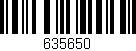 Código de barras (EAN, GTIN, SKU, ISBN): '635650'