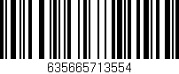 Código de barras (EAN, GTIN, SKU, ISBN): '635665713554'