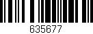 Código de barras (EAN, GTIN, SKU, ISBN): '635677'