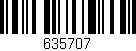 Código de barras (EAN, GTIN, SKU, ISBN): '635707'