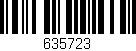 Código de barras (EAN, GTIN, SKU, ISBN): '635723'