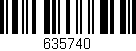Código de barras (EAN, GTIN, SKU, ISBN): '635740'