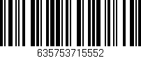 Código de barras (EAN, GTIN, SKU, ISBN): '635753715552'