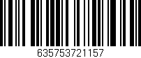 Código de barras (EAN, GTIN, SKU, ISBN): '635753721157'