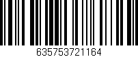 Código de barras (EAN, GTIN, SKU, ISBN): '635753721164'