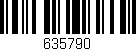 Código de barras (EAN, GTIN, SKU, ISBN): '635790'