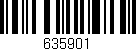 Código de barras (EAN, GTIN, SKU, ISBN): '635901'
