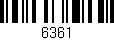 Código de barras (EAN, GTIN, SKU, ISBN): '6361'