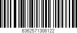 Código de barras (EAN, GTIN, SKU, ISBN): '6362571306122'