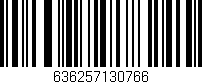 Código de barras (EAN, GTIN, SKU, ISBN): '636257130766'