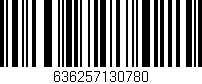 Código de barras (EAN, GTIN, SKU, ISBN): '636257130780'