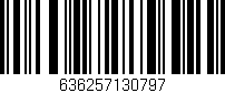 Código de barras (EAN, GTIN, SKU, ISBN): '636257130797'