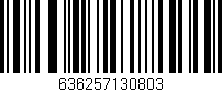 Código de barras (EAN, GTIN, SKU, ISBN): '636257130803'