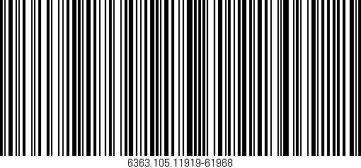 Código de barras (EAN, GTIN, SKU, ISBN): '6363.105.11919-61968'