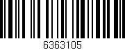 Código de barras (EAN, GTIN, SKU, ISBN): '6363105'