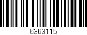 Código de barras (EAN, GTIN, SKU, ISBN): '6363115'