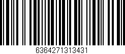 Código de barras (EAN, GTIN, SKU, ISBN): '6364271313431'