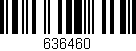 Código de barras (EAN, GTIN, SKU, ISBN): '636460'
