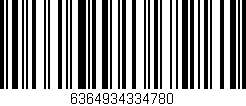 Código de barras (EAN, GTIN, SKU, ISBN): '6364934334780'