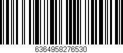 Código de barras (EAN, GTIN, SKU, ISBN): '6364958276530'