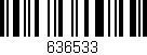 Código de barras (EAN, GTIN, SKU, ISBN): '636533'