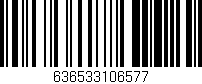 Código de barras (EAN, GTIN, SKU, ISBN): '636533106577'