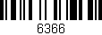 Código de barras (EAN, GTIN, SKU, ISBN): '6366'