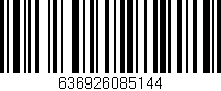 Código de barras (EAN, GTIN, SKU, ISBN): '636926085144'
