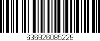 Código de barras (EAN, GTIN, SKU, ISBN): '636926085229'
