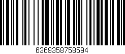 Código de barras (EAN, GTIN, SKU, ISBN): '6369358758594'