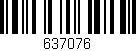 Código de barras (EAN, GTIN, SKU, ISBN): '637076'