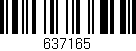 Código de barras (EAN, GTIN, SKU, ISBN): '637165'