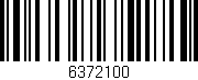Código de barras (EAN, GTIN, SKU, ISBN): '6372100'